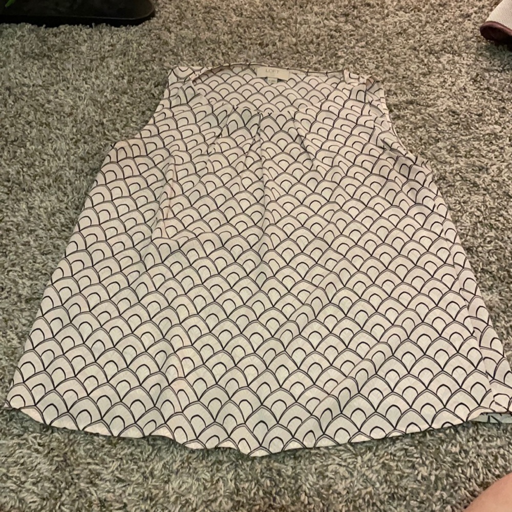 Pink scalloped tank top from Loft